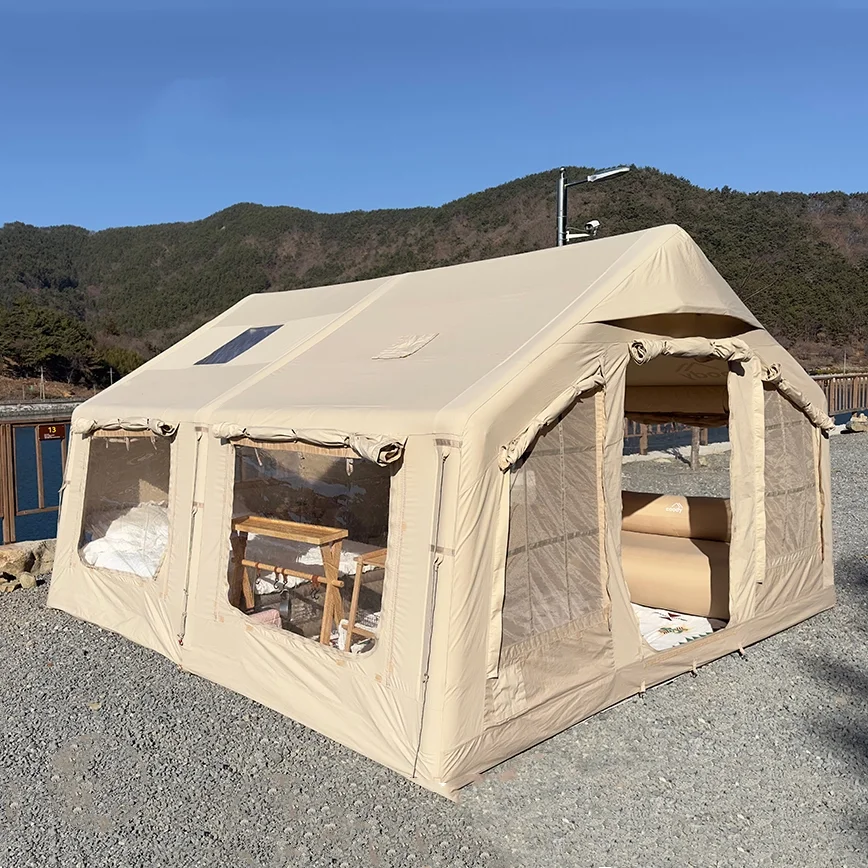 

Большая надувная воздушная палатка с автоматическим открытием квадратного метра 13,2 для семейного кемпинга