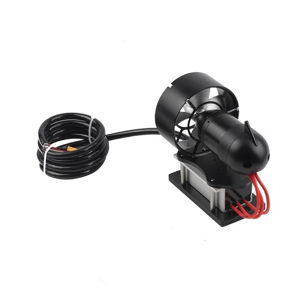 FATJAY KYO-12T-E 11,3 KG propulsor submarino sin escobillas ESC incorporado refrigerado por agua para barcos RC barcos no tripulados