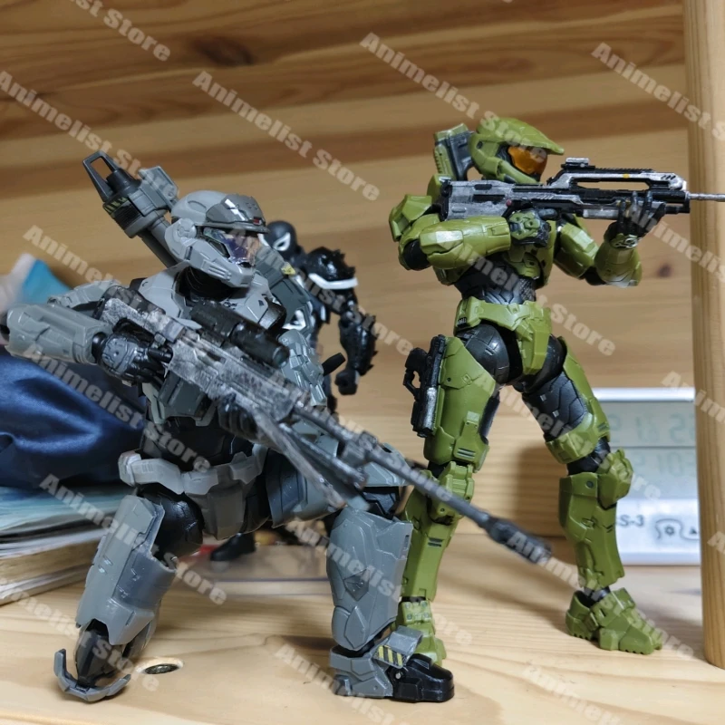 Spartan-B312 Action Figures Halo Reach Figure Noble Six Anime Figure Master Chief Figurine Ko Model Customized Decorate Gift Toy #3