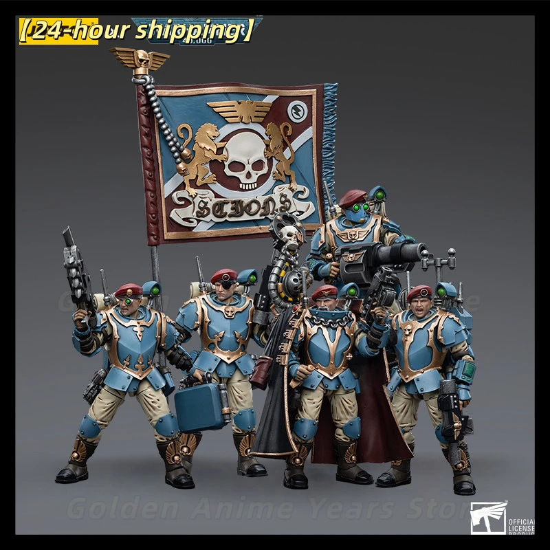 【disponibilita-immediata】-joytyo-dark-source-warhammer-40k-space-marine-stormcloak-command-squad-originale-regalo-da-collezione-in-scala-1-18