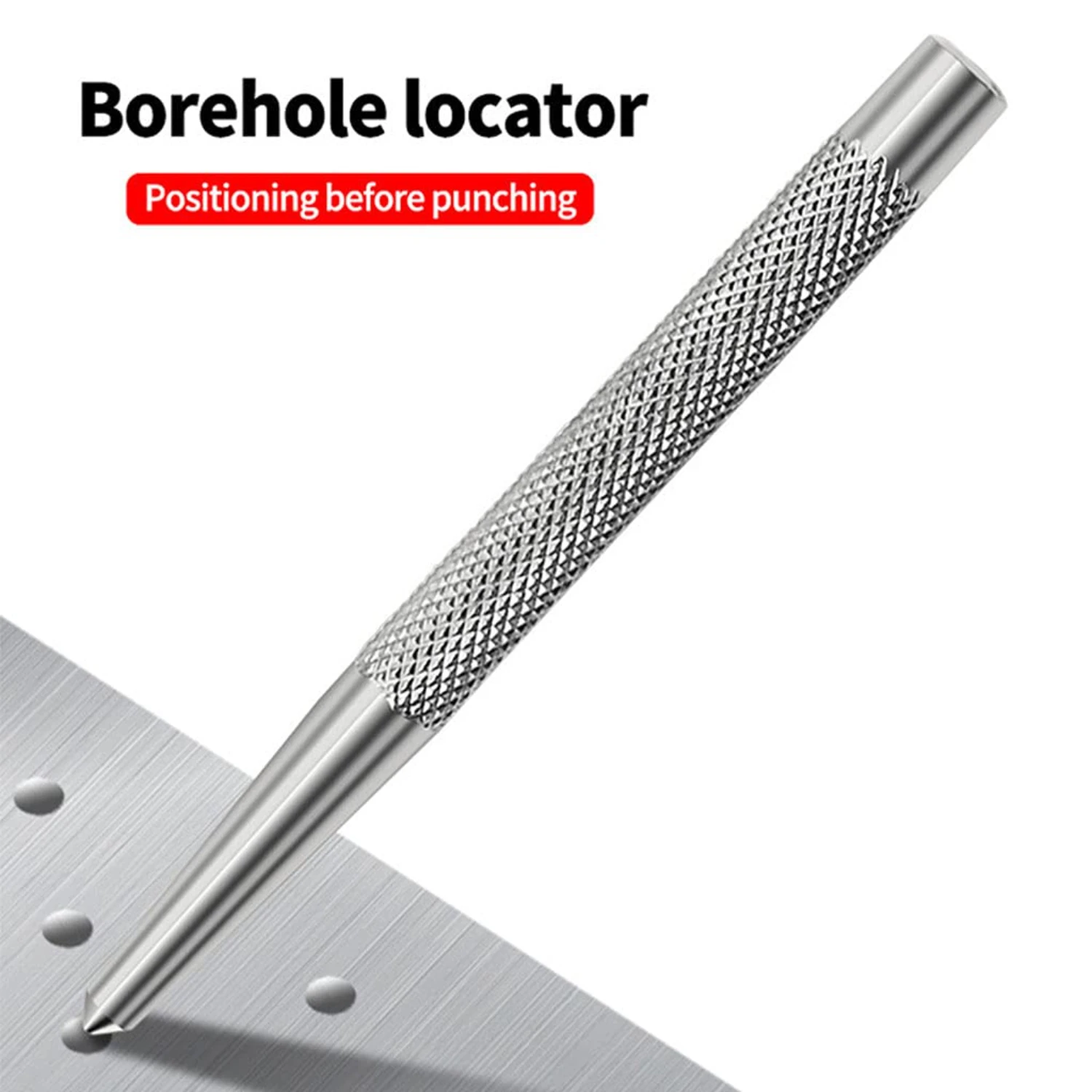 Heavy-duty, rugged and durable automatic center with tough knurled hardness for precise metal work. Boasts a spring-loaded desig