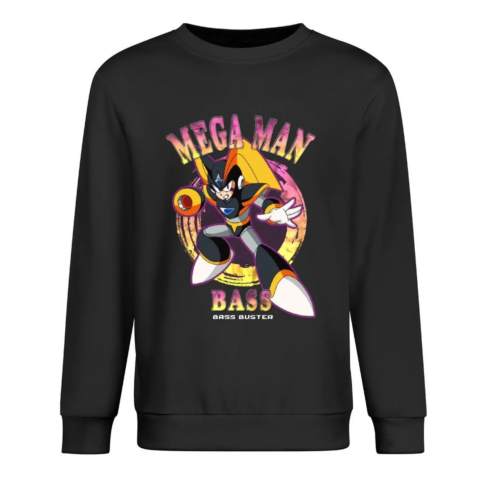 

Mega Man - Bass Buster Bass Pullover anime clothes mens clothing men's sweat-shirt korean style clothes new sweatshirt