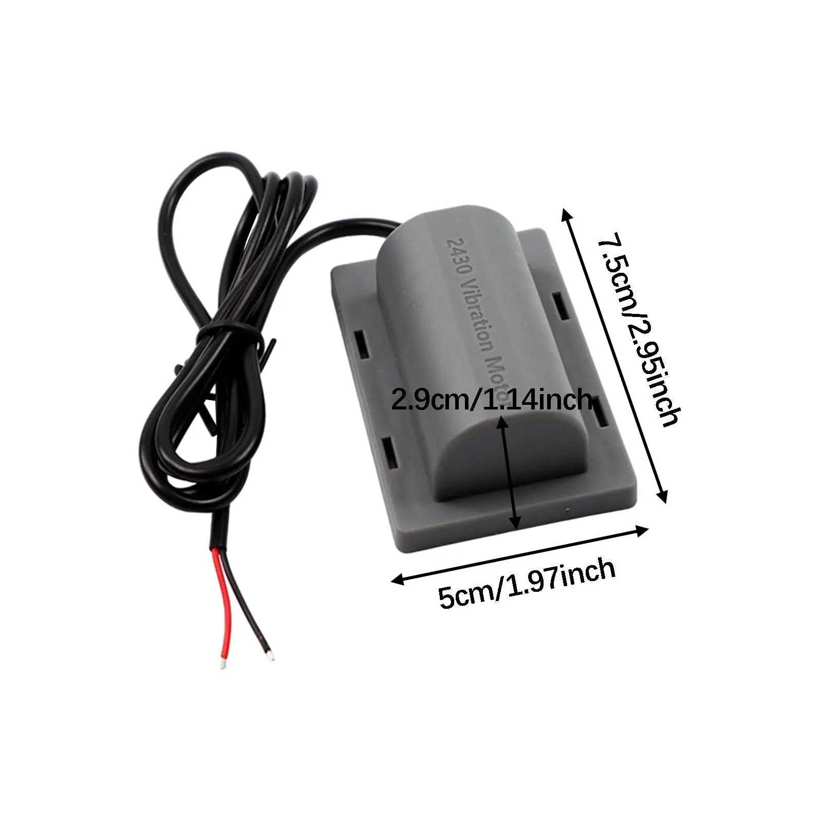 R2430 Vibrationsmotor, 3 W, tragbar, einfache Verkabelung und Installation, leicht, leistungsstark, DC 12 V, 4500 U/min