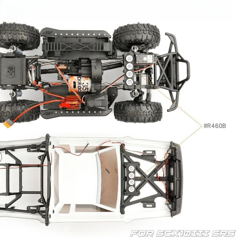 Magnetic Body Post Quick Release Body Shell Kit for Axial 1/10 SCX10 III 1987 Toyota SR5 RC Crawler – Upgrade Part Accessories