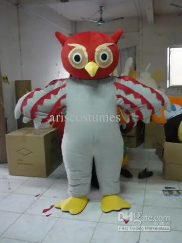 

New Adult Character Lovely Owl Halloween Christmas Dress Full Body Props Outfit Mascot Costume