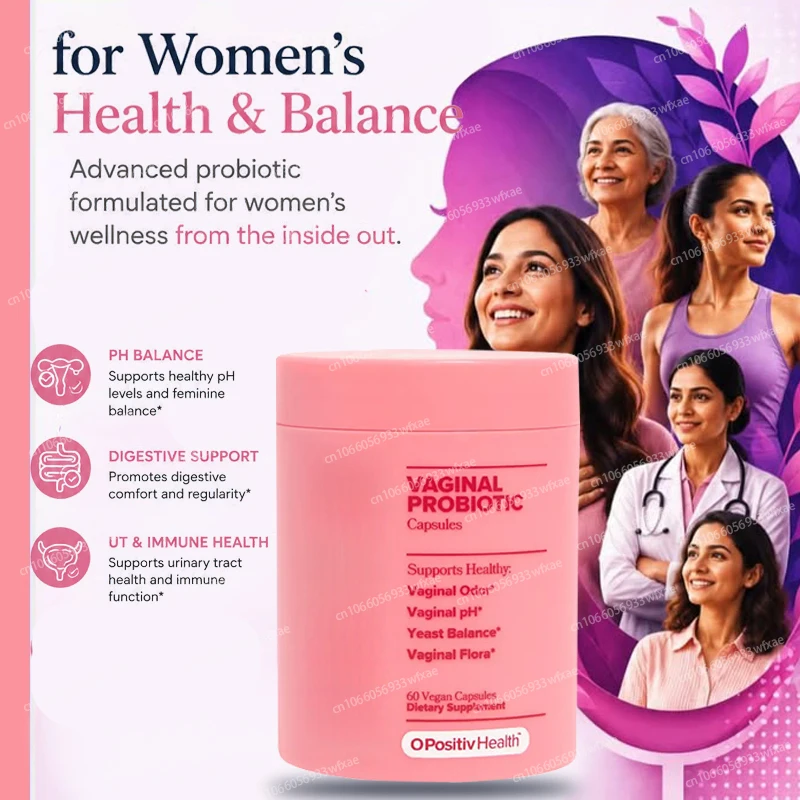 Women's Probiotics with Probiotics Lactobacillus Supplement Yeast,pH Balance Promote Vaginal Health and Digestive Support
