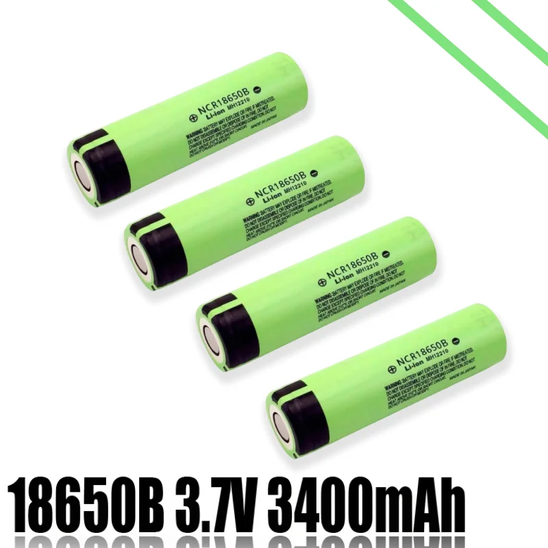 NCR 18650B 3.7V 3400mAh ogniwa moc baterii litowej do ładowania z możliwością montażu