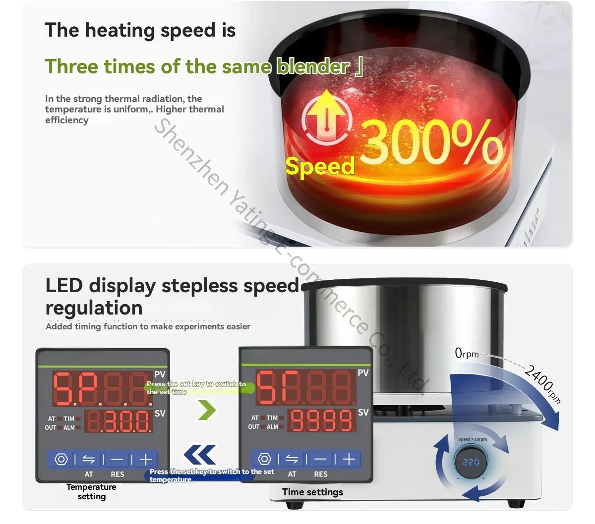 Collector Magnetic Stirrer Laboratory Constant Temperature Heating Oil Bath Water Bath Electromagnetic Mixer Digital Display