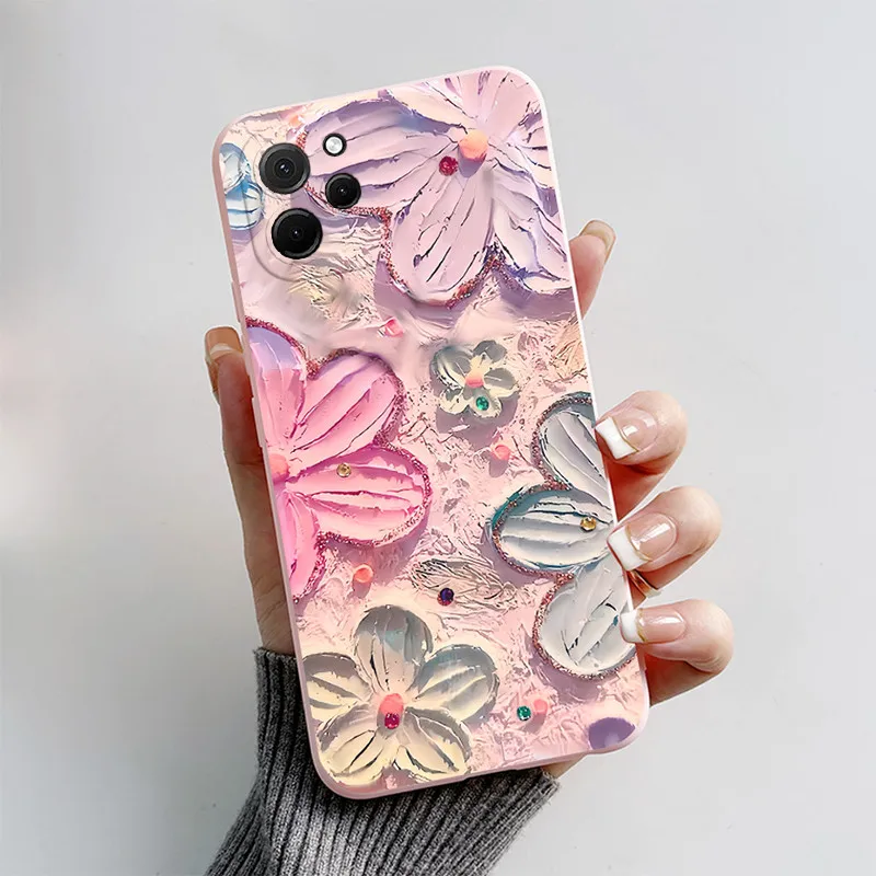 For Huawei nova Y61 Case Huawei nova Y61 Cover EVE-LX9N EVE-LX3 Phone case Cute Cat Cartoon Puppy Dog Soft Shockproof Back Cover
