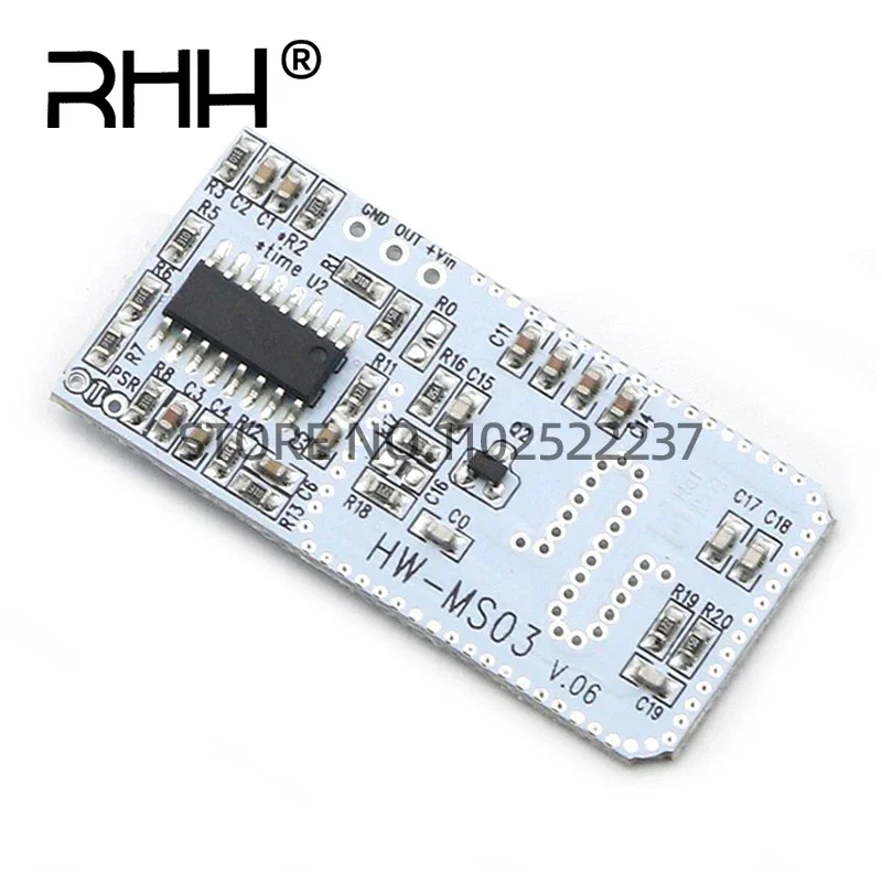 HW-MS03 High Performance Motion Sensor 2.4GHz to 5.8GHz Microwave Radar Human Body Induction PIR Switch Module for Arduino Diy