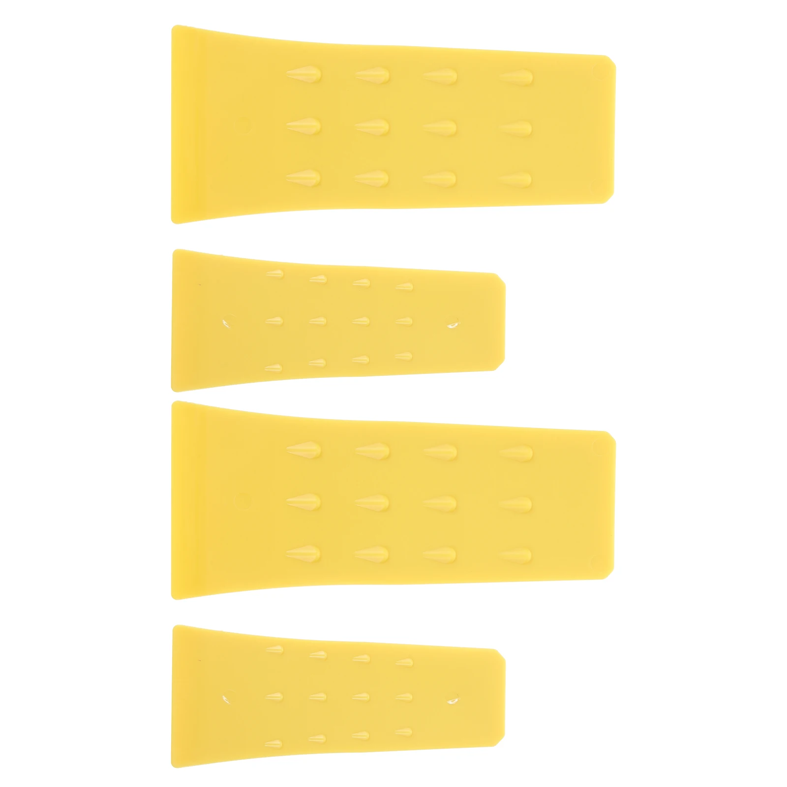 Cunhas de corte de plástico amarelo, 4 unidades, 6 polegadas, 8 polegadas, para corte de árvores, fornecimento de motosserra, acessório, ferramenta divisora