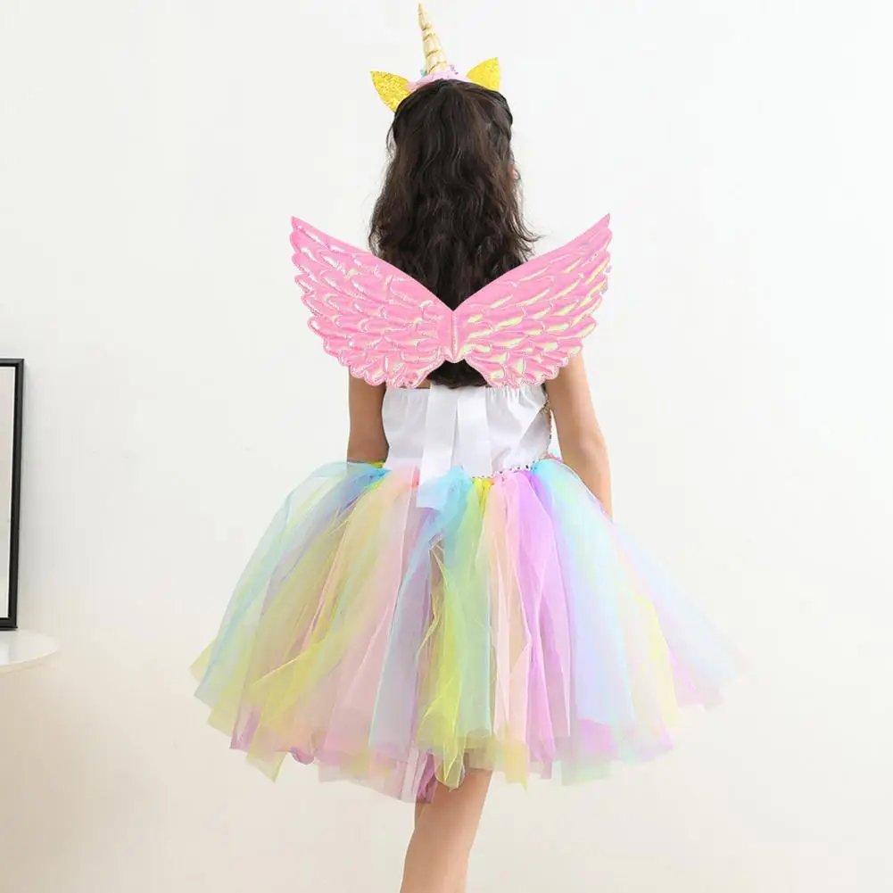 Angel Wings Gift Colorful Angel Wings for Children's Performance Lightweight Princess Look Prop for Stage Shows Halloween