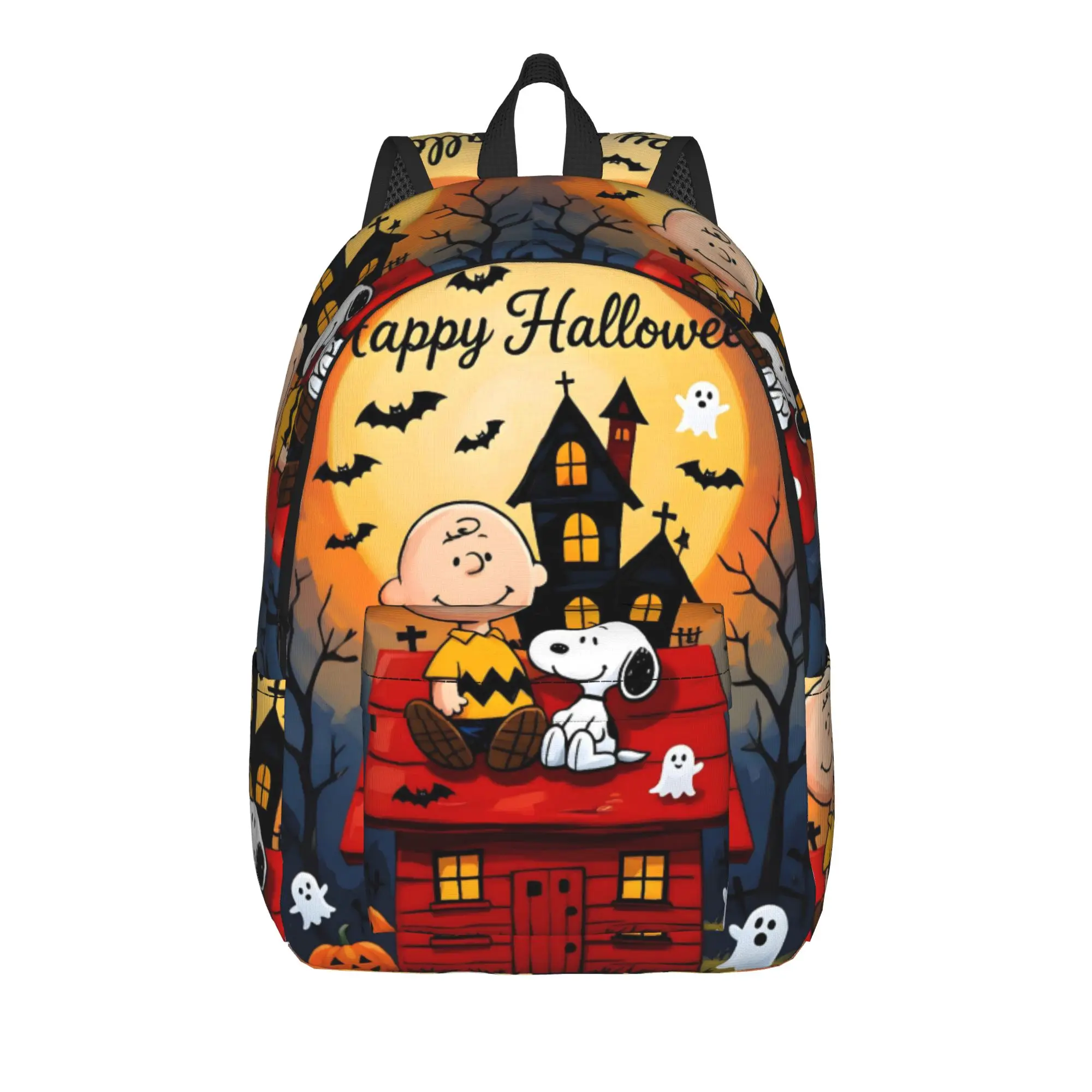 Halloween Snoopys Fashion Backpack Sports High School Business  Daypack for Men Women Laptop Computer Canvas Bags