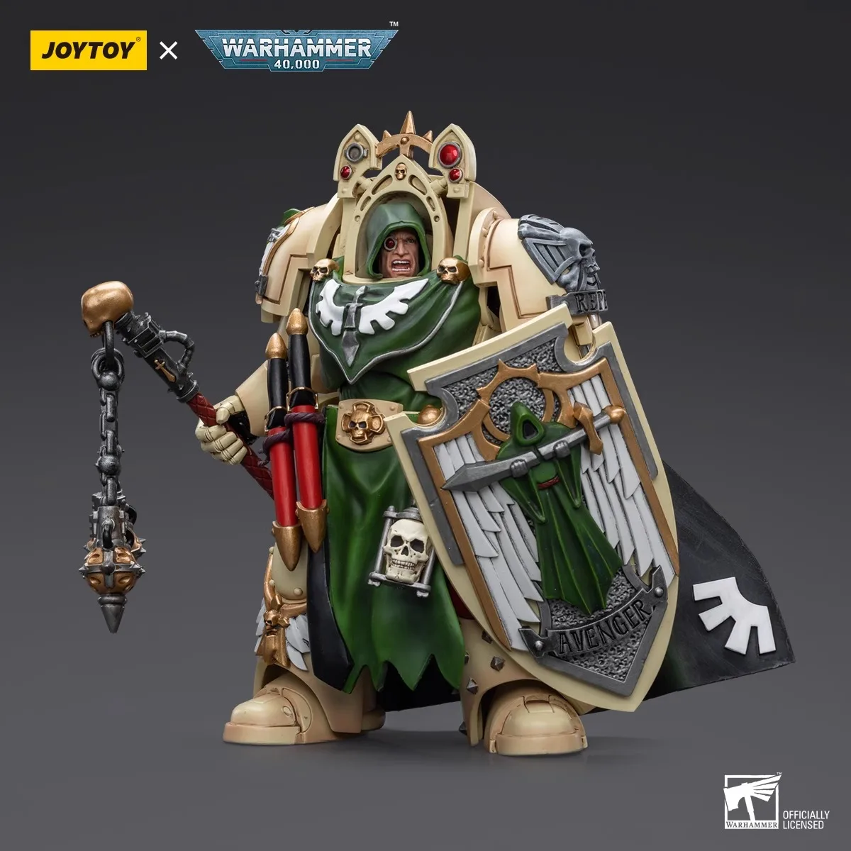 

Joytoy Warhammer 1/18 Action Figures Deathwing Knight Master with Flail of the Unforgiven Model Toy Boy Gifts 3.75inch