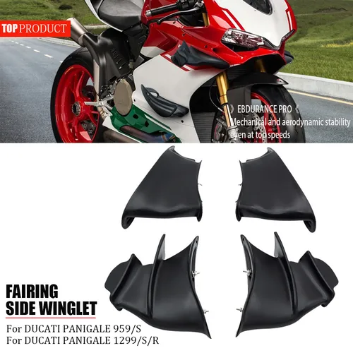 오토바이 공기역학적 날개 키트, Ducati Panigale 959/S 1299/S/R 고정 날개 수정과 함께 Supercatera에 적합