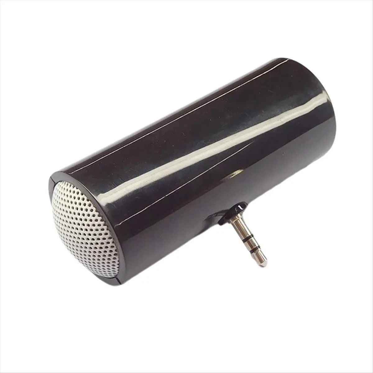 A14M  Speaker 3.5mm Portable Speaker Amplified Speaker Plug and Play for Mobile Phones and Tablets Black