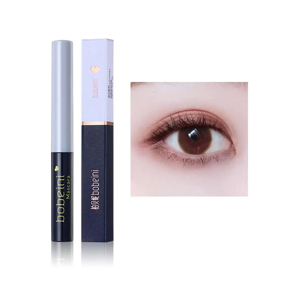 Mascara imperméable à l'eau à tête fine, brosse stéréoscopique naturelle, longue boucle, petite forme, mascara à friser les yeux, base optique, G2F0