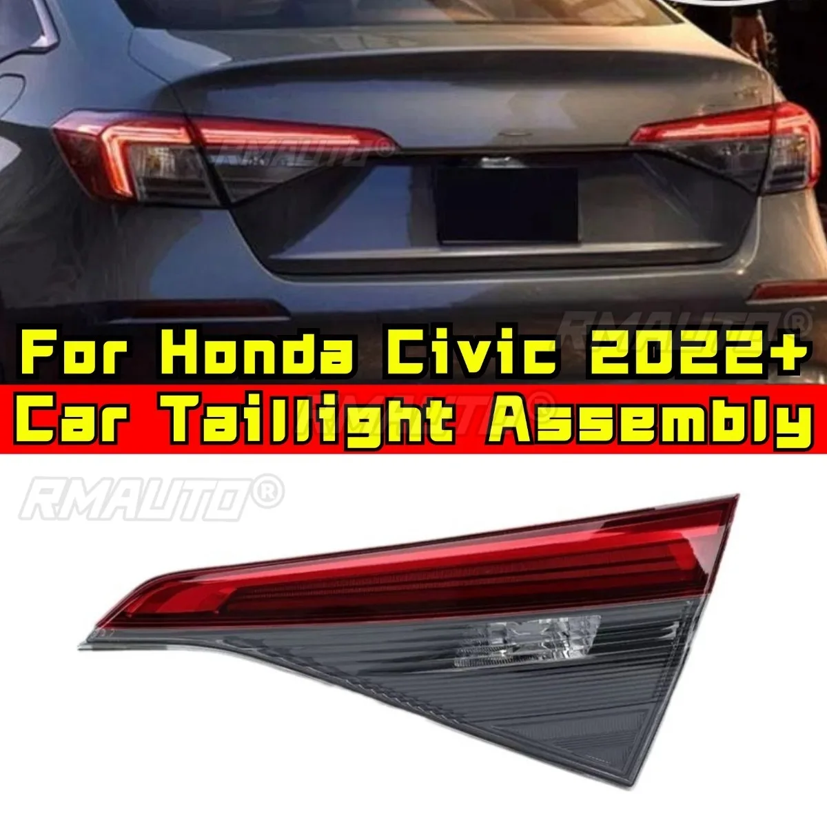 

For Honda Civic 2022+ LED Daytime Running Light Waterproof Fog Lamp Car Taillight Assembly Body Kit 34150-T20-A01