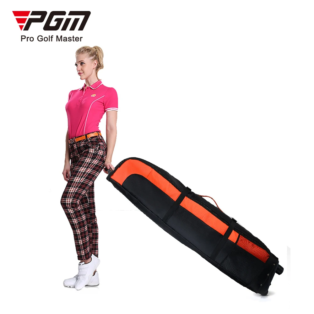 

PGM golf manufacturers direct supply Golf aviation bag thickened with chassis flight bag foldable