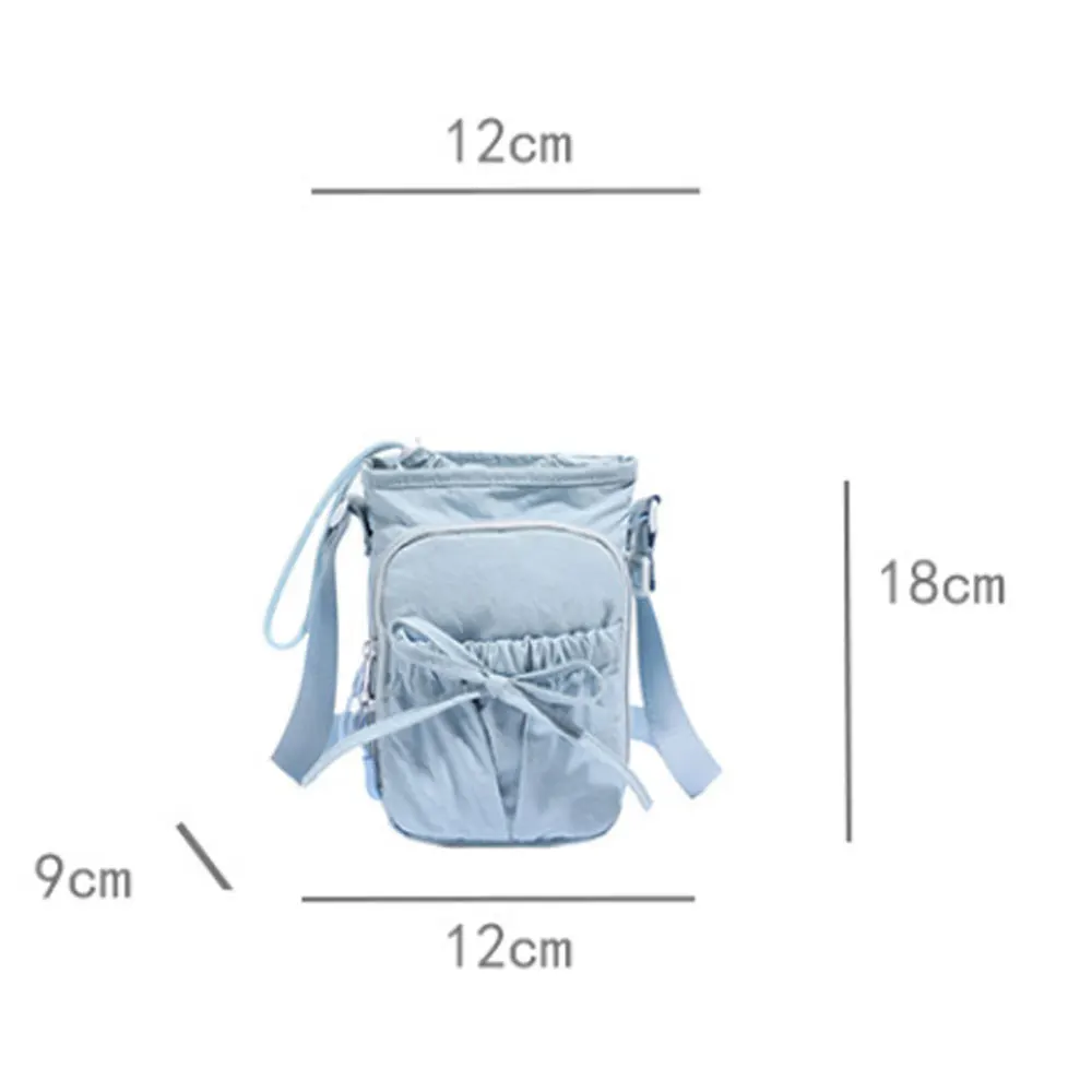 New Outdoor Lightweight Butterfly-Shaped Crossbody Bag, Waterproof Mobile Phone Bag, Insulated Water Bottle Bag, Women's Shoulder Bag view 6