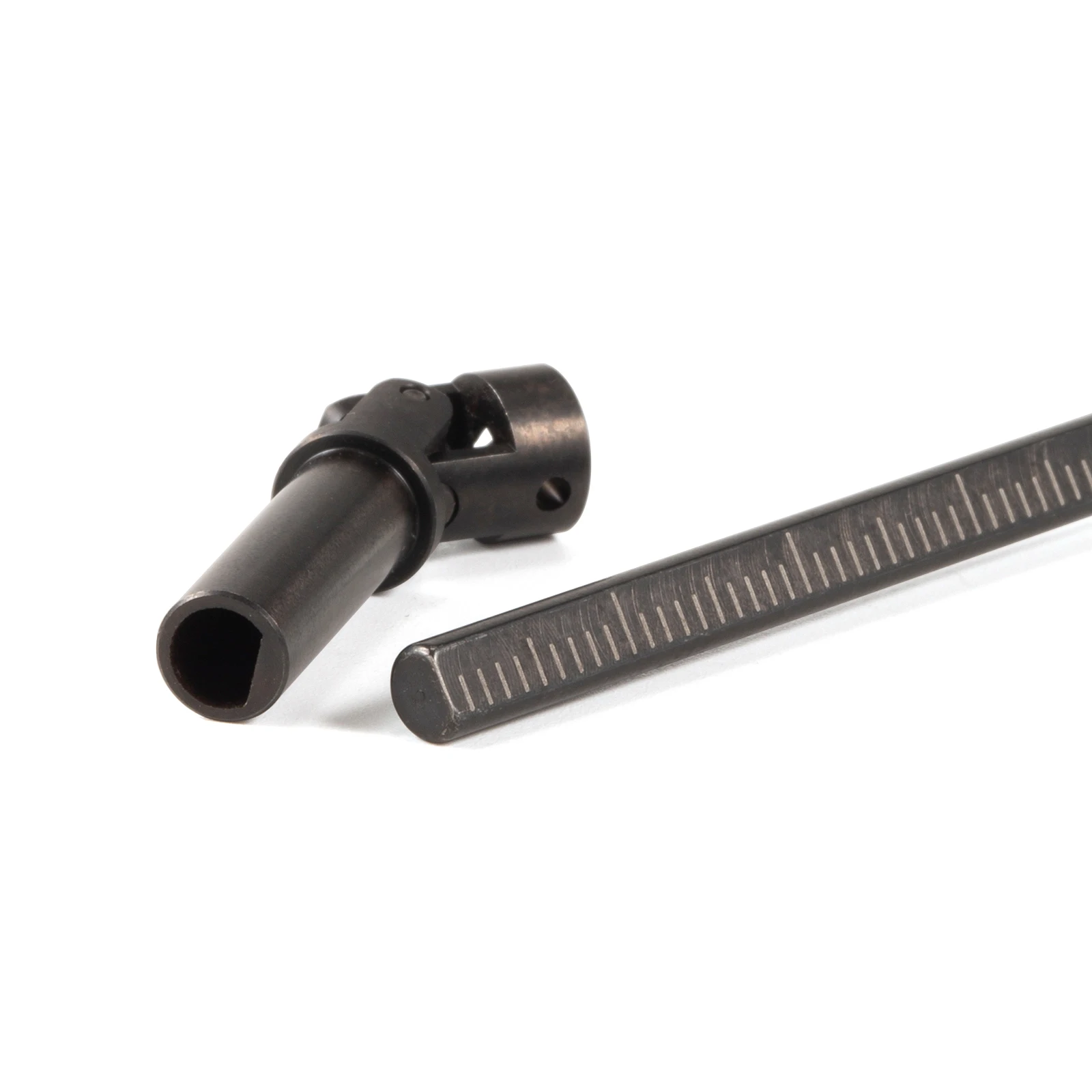 SCX24 Cut to Length Driveshaft Hardened Steel One-Piece Design for Axial 1/24 RC Crawler Chassis LCG Comp Build - view 6