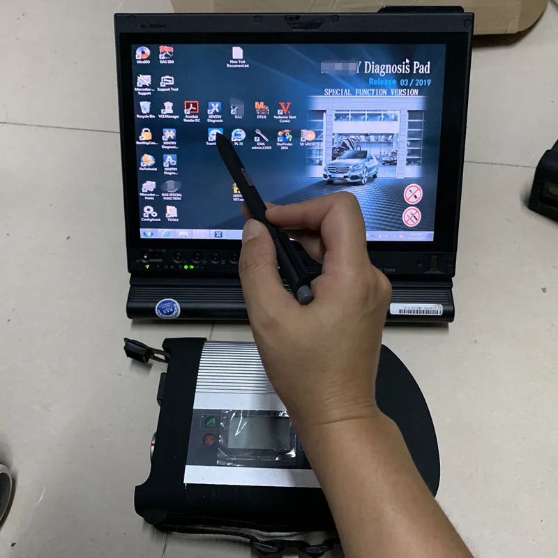 

Sd Connect C4 Diagnosis MB STAR c4 WIFI DOIP PLUS Ноутбук x220t Программное обеспечение с сенсорным экраном и SSD 480 ГБ Полный комплект Готов к использованию