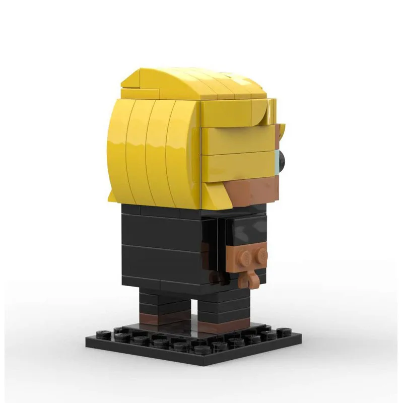 Classic Creative Square Head Figure MOC Donald Trump Building Block Assembly Splicing Model Brick Toy Children's Birthday Gift