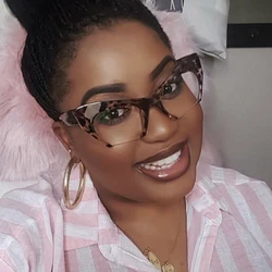 2022 New Vintage Cat Eye Transparent Glasses Women Fashion Half Frame Comfortable Eyeglasses Female Spectacles Oculos Feminino