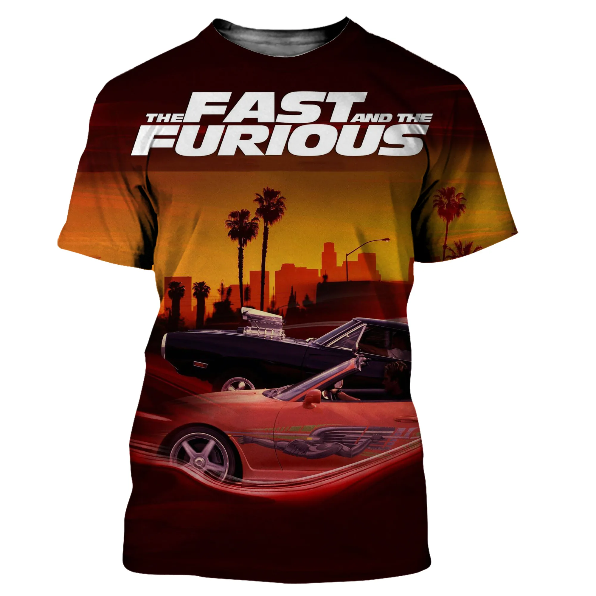 

TShirt Hot Movies Fast And Furious 3D Print Boys Girls Unisex Streetwear Casual Fashion T Shirt Harajuku Tees Tops Kids Clothing