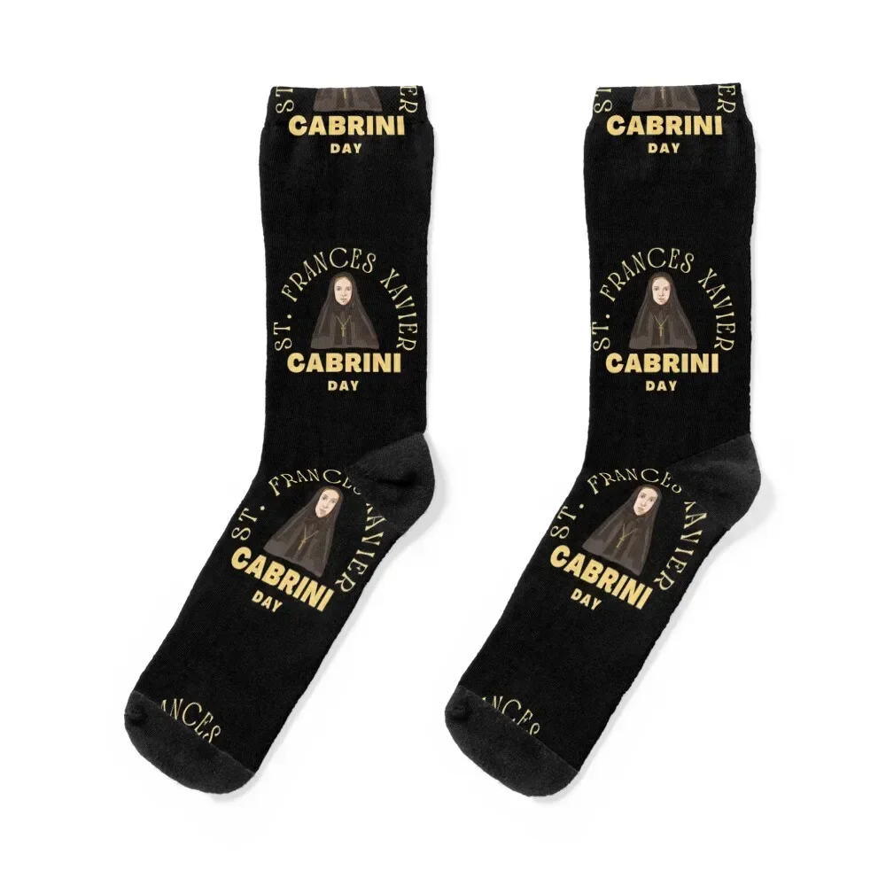 

St. Frances Xavier Cabrini Socks aesthetic happy short tennis Luxury Woman Socks Men's