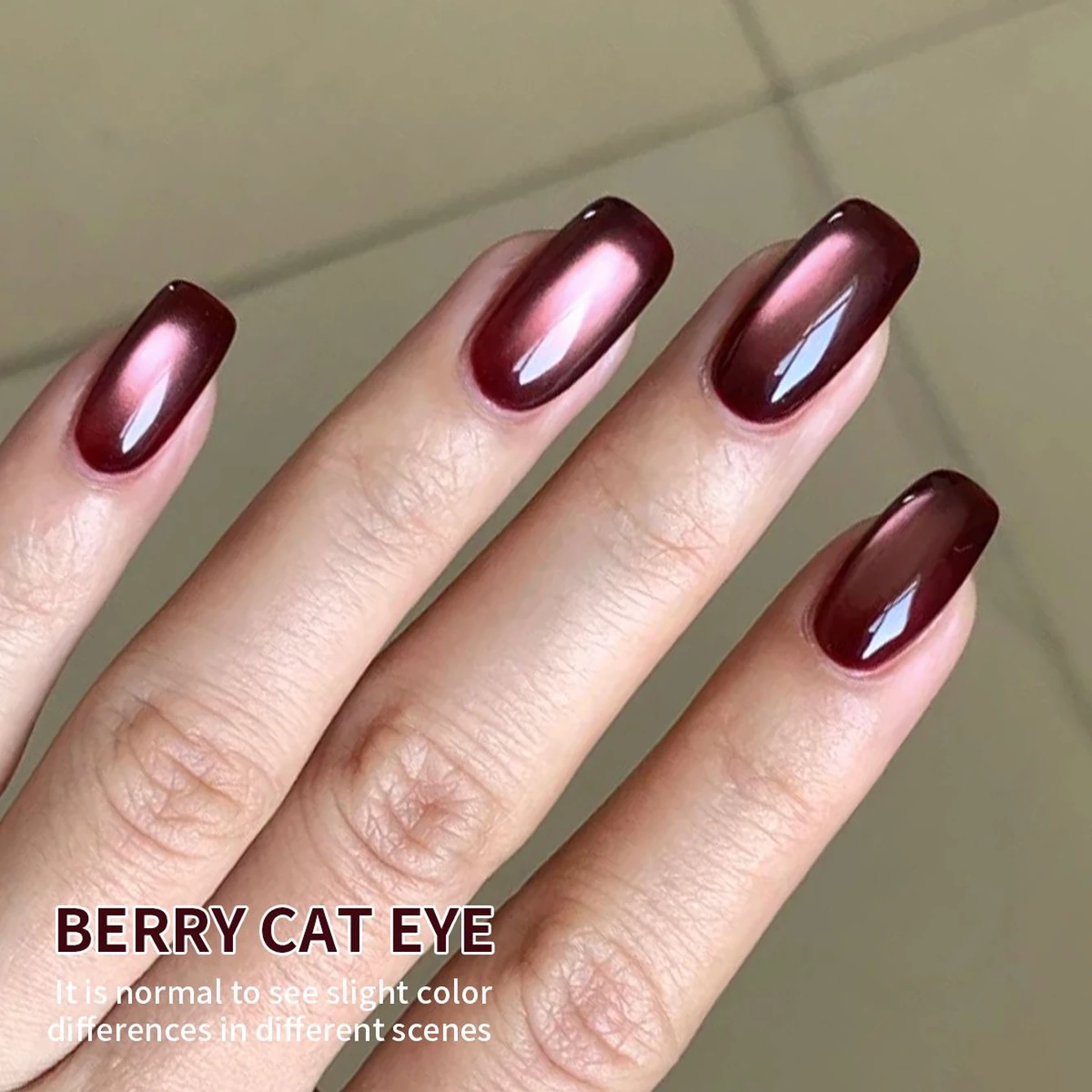 10ML 1 szt. Jesienne Paznokcie Zimowe Wybielające Czerwone Paznokcie Efekt Szklanego Koralika Efekt Kociego Oka Żelowy Lakier do Paznokci Światło UV Akcesoria do Paznokci