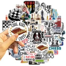 50pcs Cartoon Play Chess Sticker For Phone Laptop Guitar Scrapbook Suitcase Ipad DIY Stickers Pack Scrapbooking Supplies