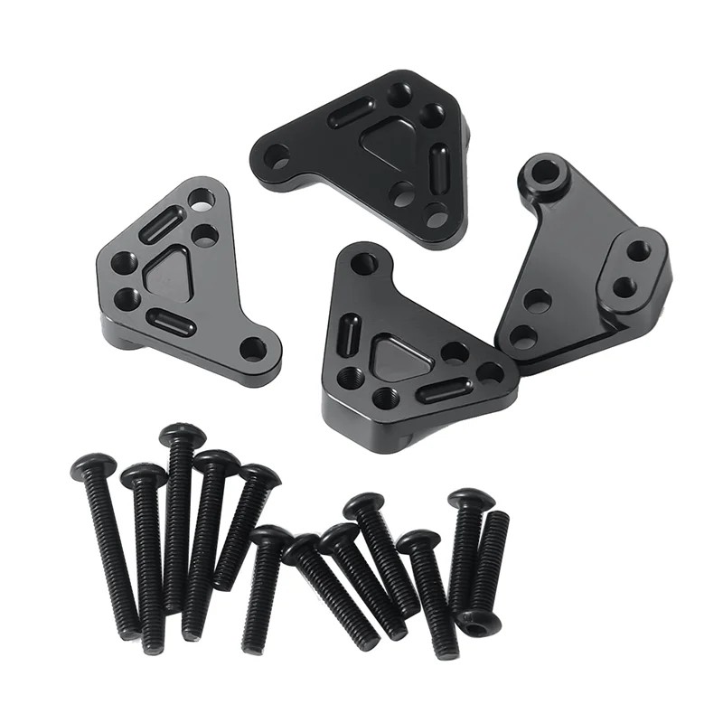 

4PCS Metal Shock Mount Towers Front & Rear Heighten Shocks Mount For 1/10 RC Crawler TRAXXAS MAXX Widemaxx