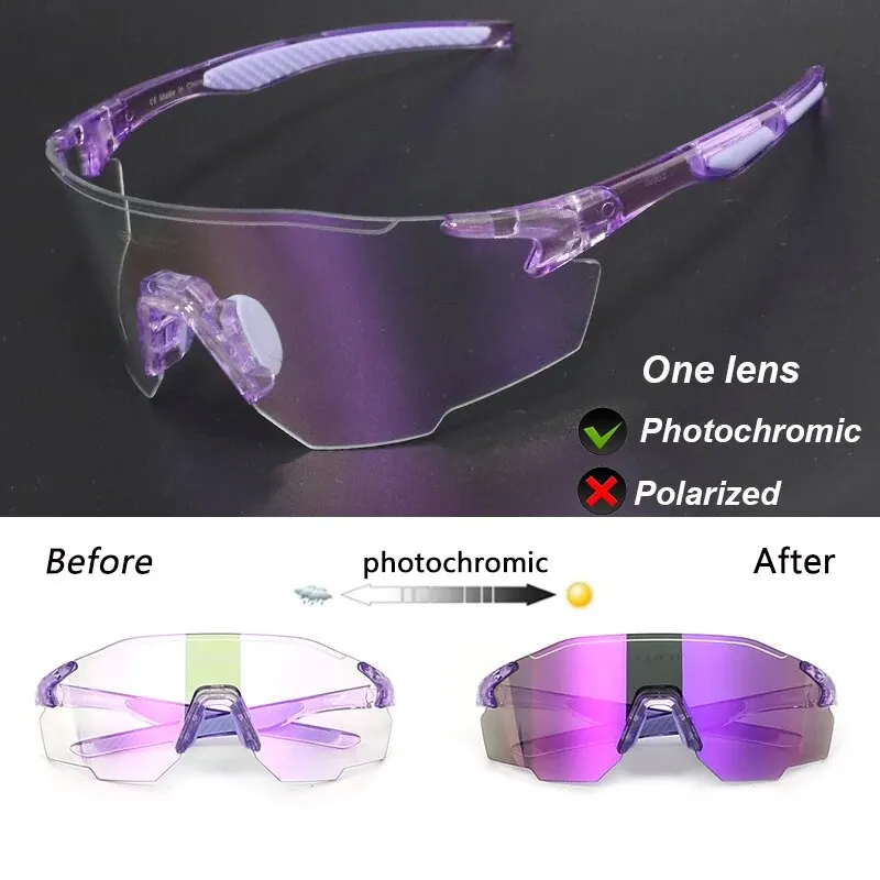 ELICIT Neue Photochrome Polarisierte Radfahren Gläser Männer Frauen Fahrrad Brille UV400 Schutz Brillen Sonnenbrille MTB Road Fahrrad Brille 3