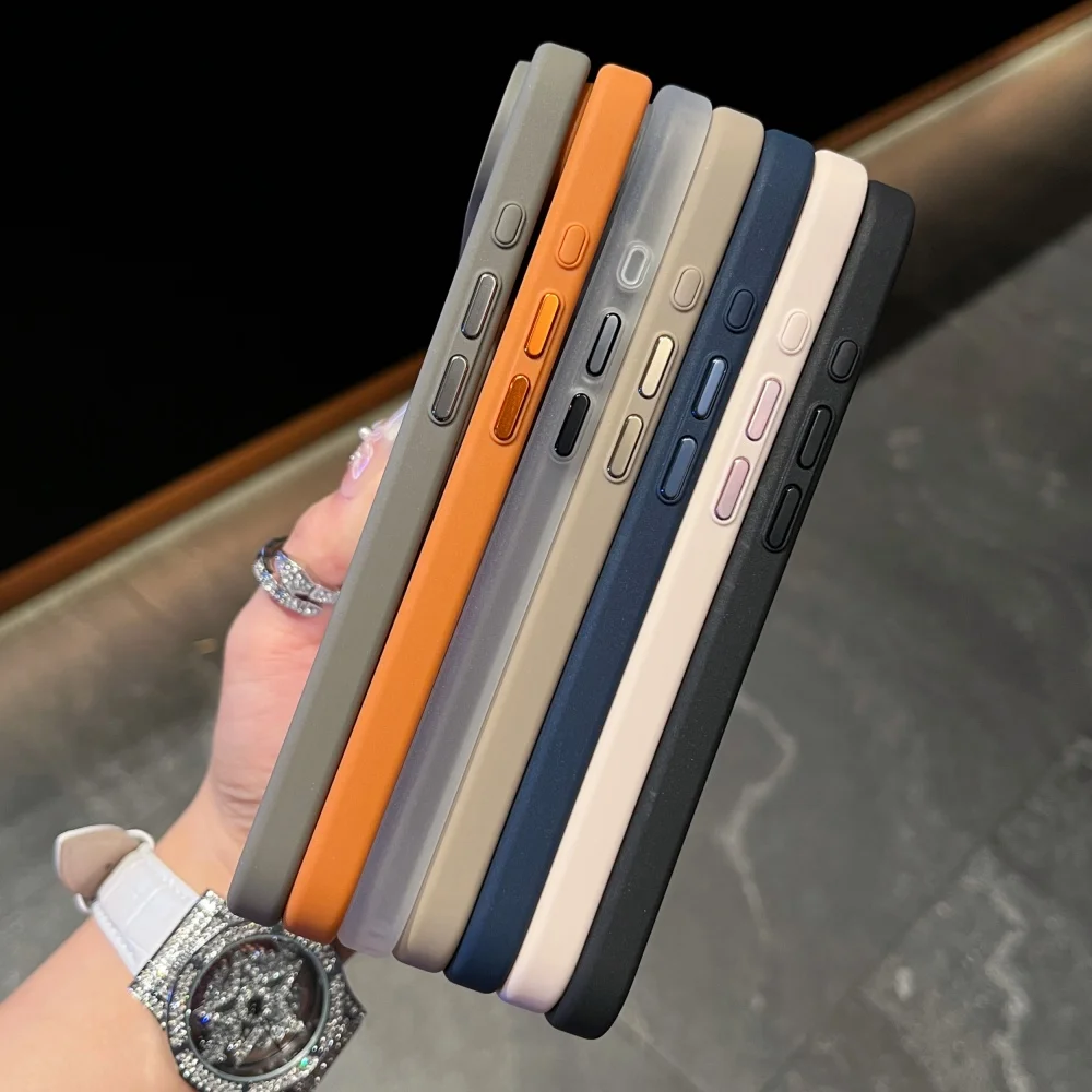 Stoßfeste Transparente Acryl-Handyhülle für iPhone 18 17 Air 16 Pro Max Plus Kristallklare Hybrid-Schutzhülle mit Hartschale – Detail 5