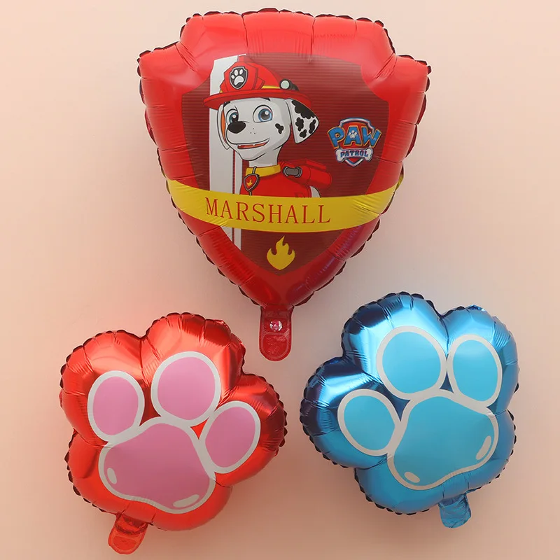 1pc Cartoon Paw Patrol Ryder Chase Marshall Skye Aluminium Folie Ballon kinder Geburtstag Dekoration Party Liefert Spielzeug Geschenke – Detail 3