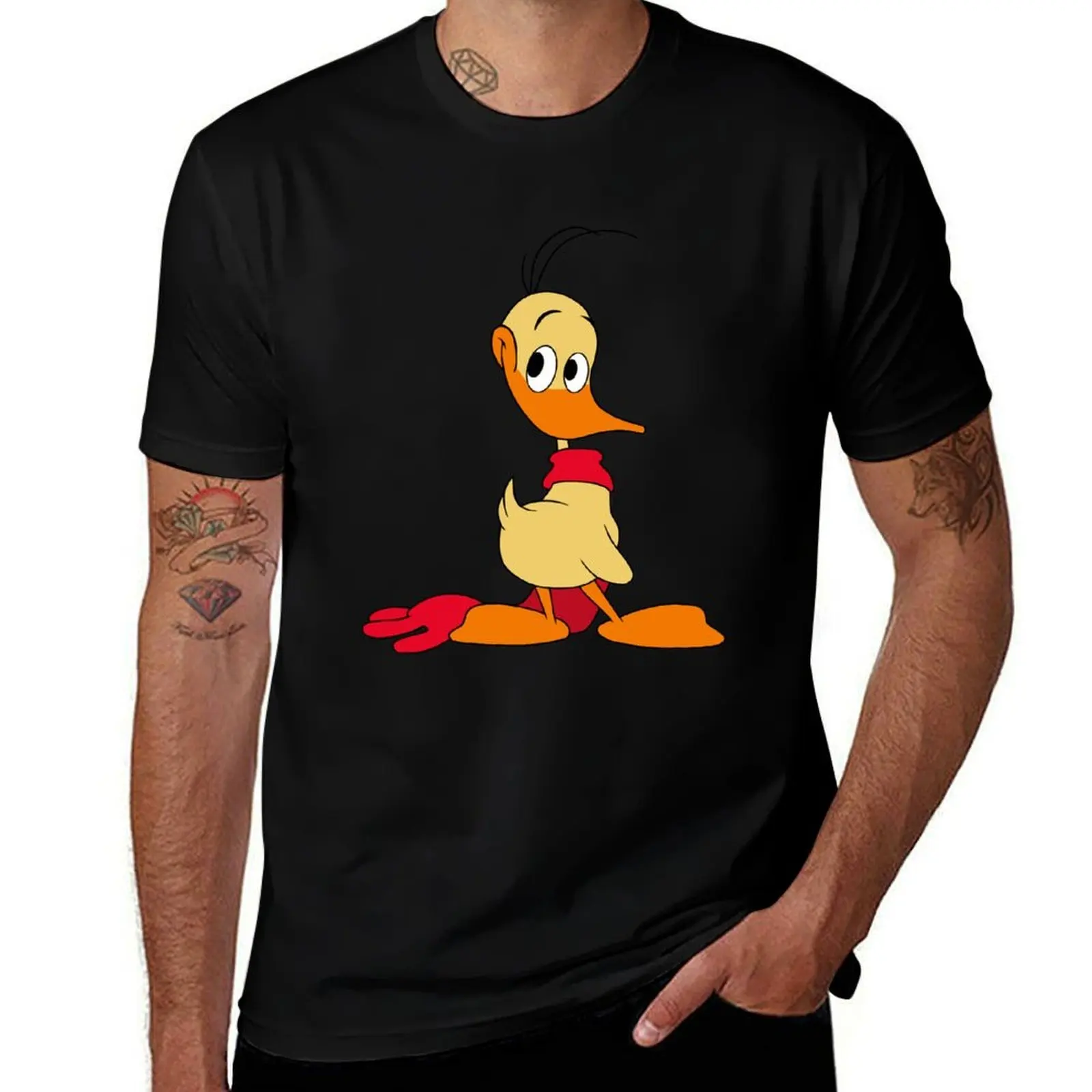 Alfred J. Quack T-Shirt Casual Loose Short Sleeve Tee for Men T-Shirt