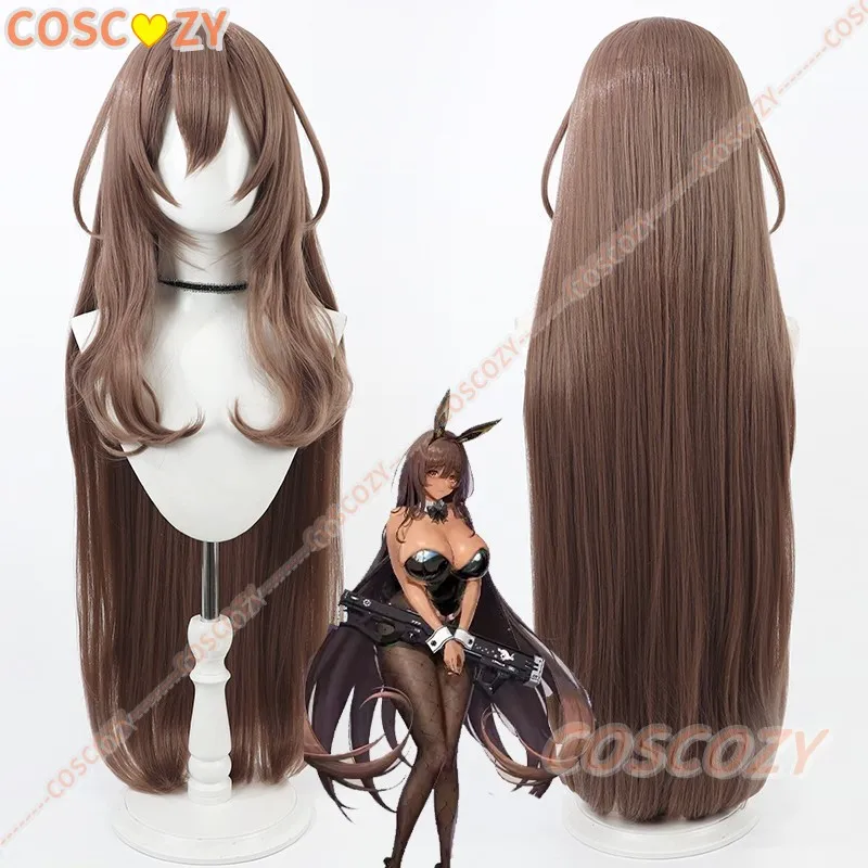 

Nikke Goddess of Victory Noir Косплей Парик 100 см Длинные Коричневые Термостойкие Синтетические Волосы Хэллоуин Вечеринка Ролевые Игры Карнавальные Парики