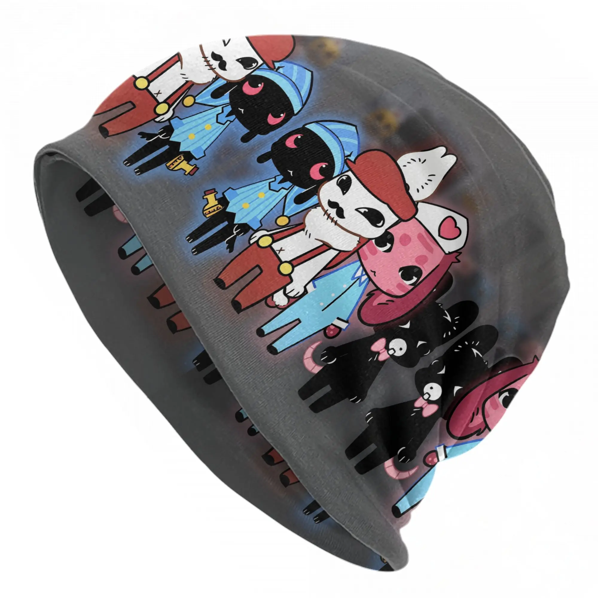 Horror Game Animals HospitalsBonnet Hats Hip Hop Outdoor  Skullies Beanies Hats Unisex Warm Dual-use Cap