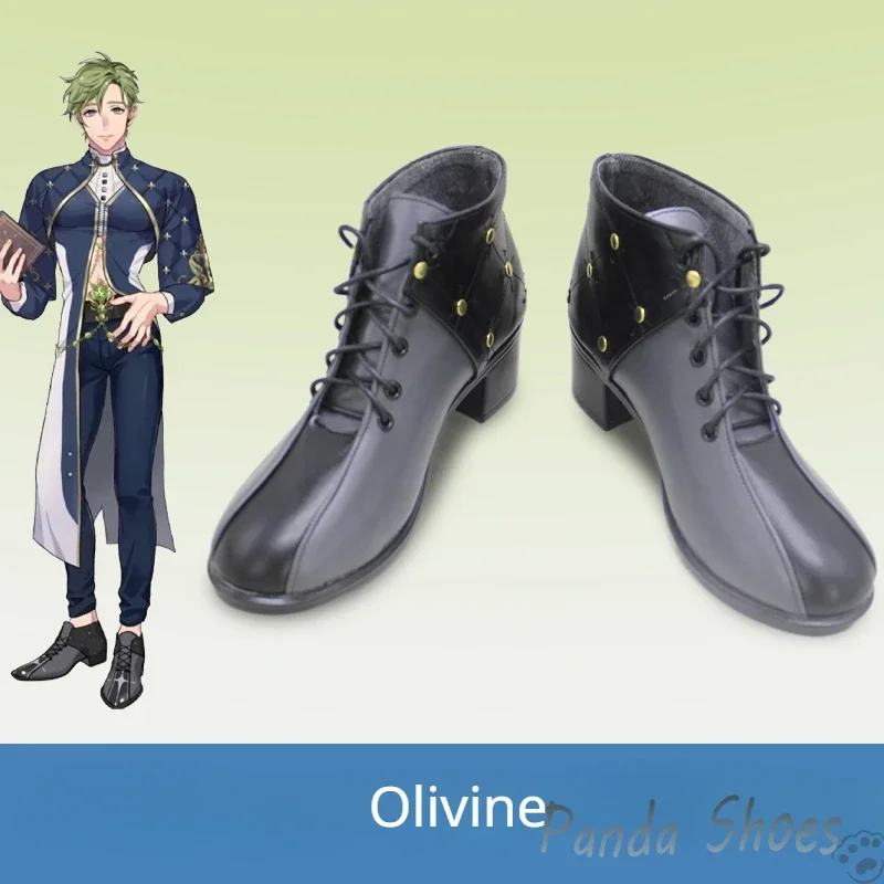 

Nu Carnival Olivine Косплей Обувь Аниме Игра Cos Черные Сапоги Nu Carnival Olivine Косплей Костюм Опора Обувь для Хэллоуина