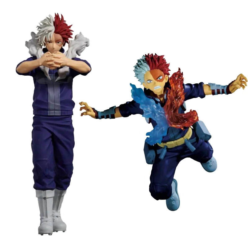 Original Auf Lager Bandai Banpresto My Hero Academia Todoroki Shoto Landschaft Figur Ornamente Anime Filme Festival Sammeln