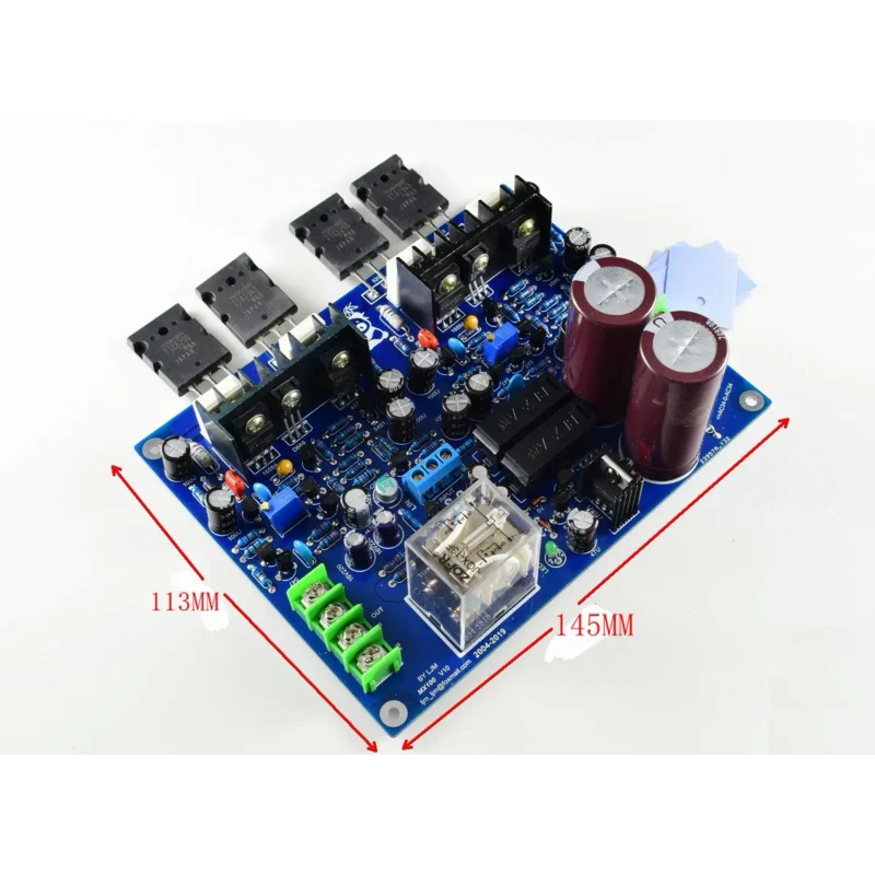 MX100 Power Amplifier Dual Channel Integrated Board with Power Supply with Speaker Protection