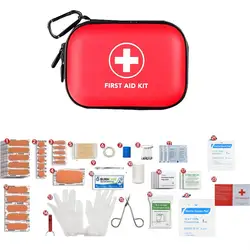 104Pcs EHBO-Kit Veelzijdige Protable EHBO Medische Tas Voor Thuisauto Buitenshuis Gebruik Met Waterdichte Pu-Case