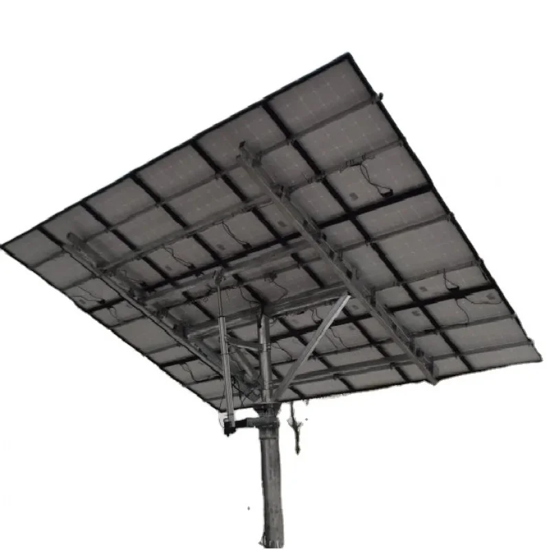 

high quality KW dual-axis , a cost-effective tracking system that can withstand wind loads of/h and snow