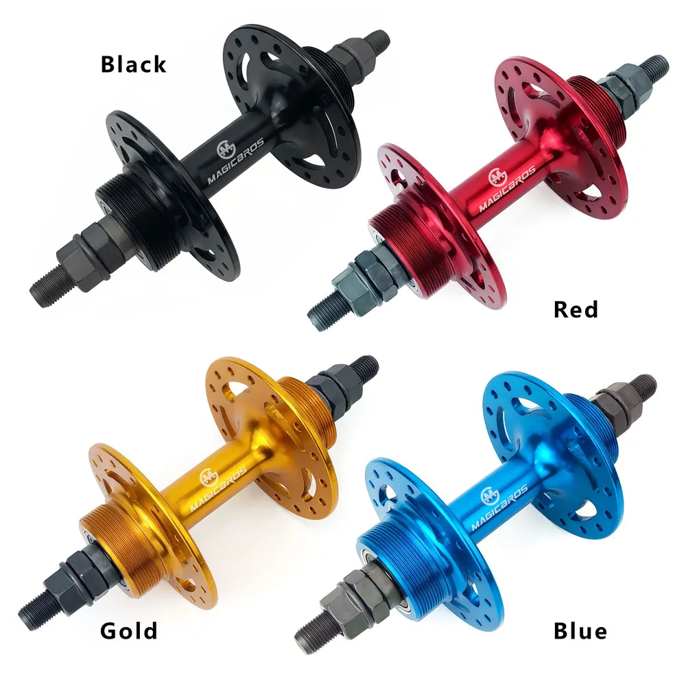 MAGICBROS Fixed Gear Fahrradnabe Aluminium Single Speed Fahrrad vorne hinten 32H 36H Nabe 700C Bahnrad Radfahren Fixie Fahrrad Radnaben – Detail 9