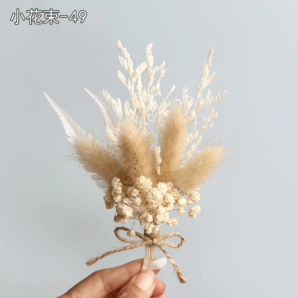 Mini Dried Gypsophila Flowers Bouquet Baby Shower Favors Guest Gifts Natural Flowers Home Decor DIY Crafts Wedding Table Decor