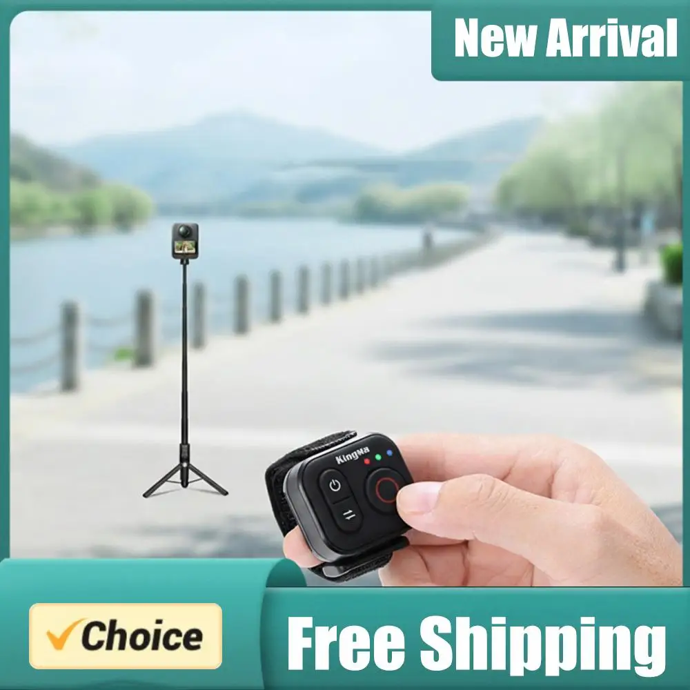 

Беспроводной пульт дистанционного управления с ремешком на запястье, Bluetooth-пульт для селфи, аксессуары для экшн-камер DJI Osmo 360/Action 6/5 Pro/4