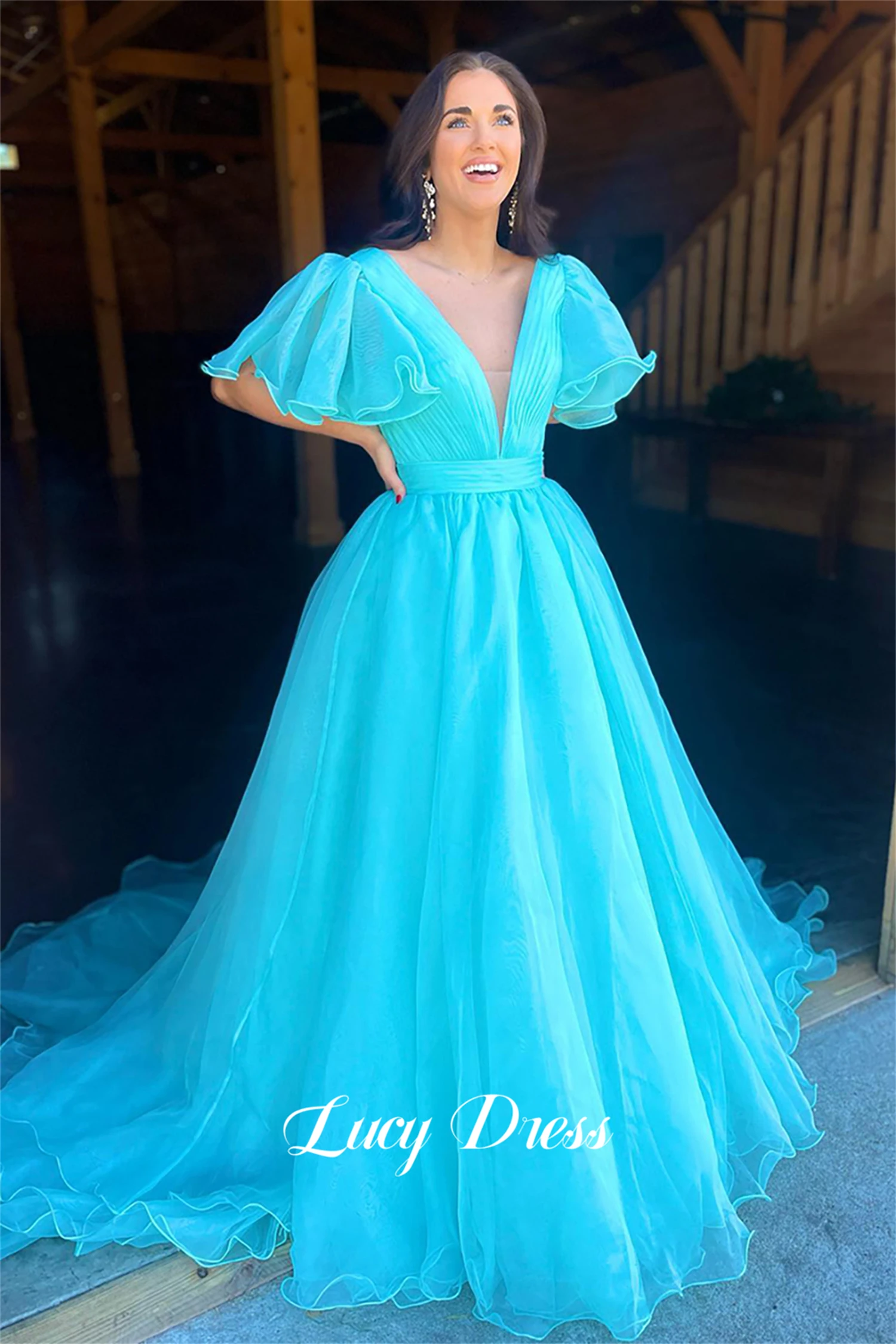 

Lucy Customized Party Dress for Wedding Dresses Elegant Evening Dresses for Special Occasions Robe Robes De Cocktail Womens Prom