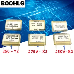 5PCS 275V 0.01UF 250V 0.01UF MP3 Y2 X2 0.01UF 10nF 0u01 audio film capacitors