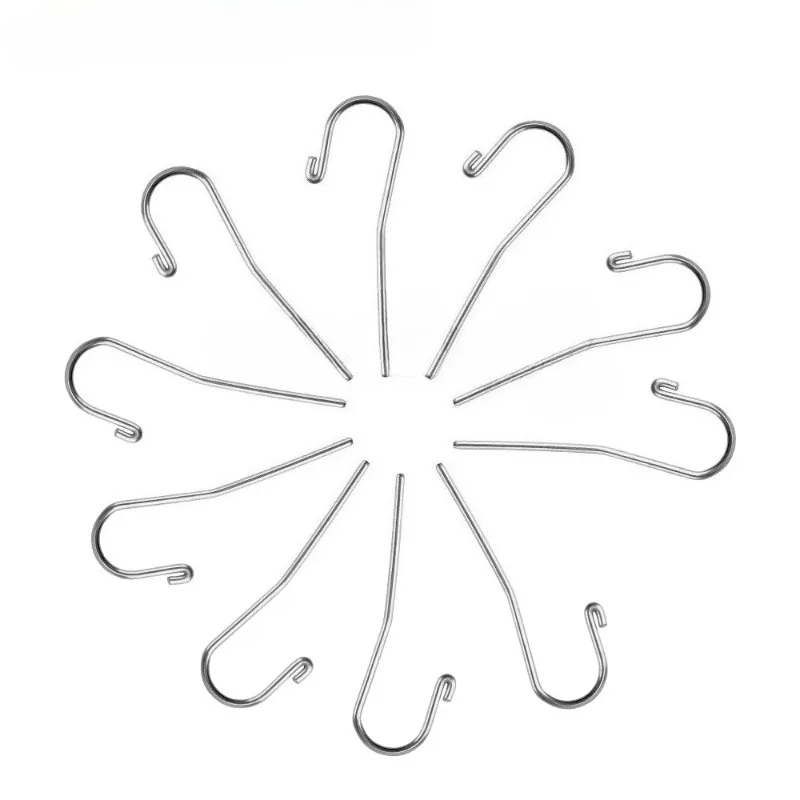 10pcs Autoclavable Stainless Steel Endodontic Lab Manual Lip Hook Root Canal Finder Tool